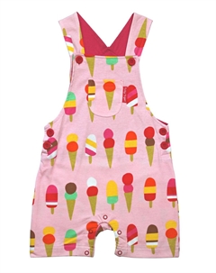 Тканевые брюки Latz mit Eiscreme Print, розовый Toby tiger