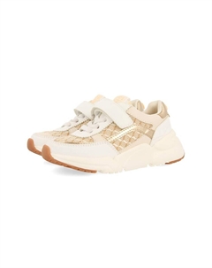 Туфли Kukur на липучке с эластичными шнурками, желтый Gioseppo