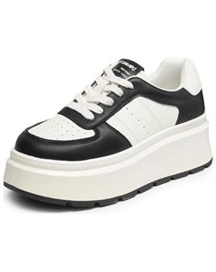 Кеды, скейтборд обувь женская низкая, бежевый/черный Red dragonfly