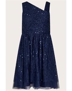 Синее выпускное платье Эбигейл на одной бретельке, синий Monsoon