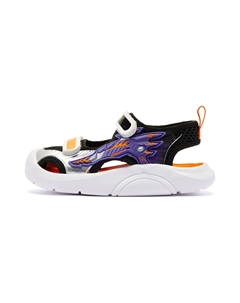 Детские сандалии для дошкольников, черный/фиолетовый Qiaodan