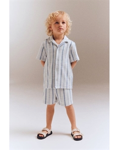 Комплект из двух предметов: рубашка и шорты, белый H&m