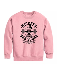 Флисовая толстовка с рисунком Микки Мауса Disney's Sk8 Squad для мальчиков 8–20 лет, розовый Licensed character