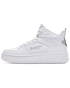 Кеды, скейтборд обувь женская высокая ярко-белый 361