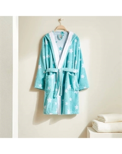 Детский халат с капюшоном хлопок 330 гр/м2 Starry, фуксия El corte inglés