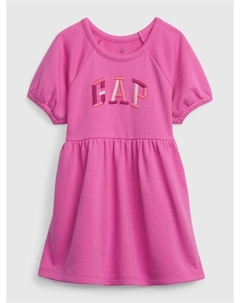 Платье с логотипом, розовый Gap