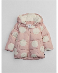 Меховая куртка coldcontrol, розовый Gap