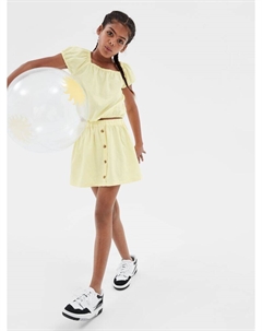 Детская юбка на резинке на талии., желтый Gap