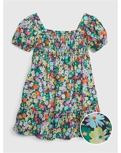 Цветочное платье, мультиколор Gap