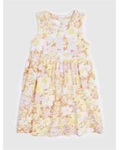 Платье с логотипом, желтый Gap