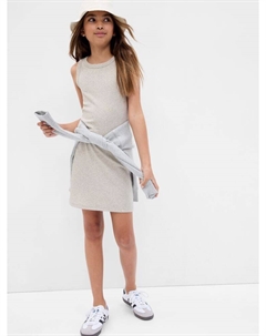 Детское платье на бретелях., серый Gap