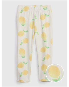 Леггинсы с узором, белый Gap