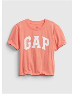 Детская футболка из натурального хлопка., оранжевый Gap