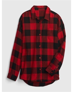Детская фланелевая рубашка, красный Gap