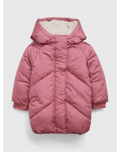 Куртка с мехом, розовый Gap