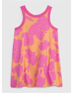 Цветочное платье, оранжевый Gap