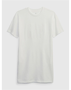 Детское платье с логотипом., белый Gap