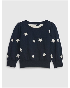 Свитер со звездами, синий Gap