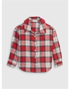 Фланелевая рубашка, красный Gap