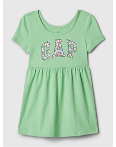 Платье с логотипом, зеленый Gap