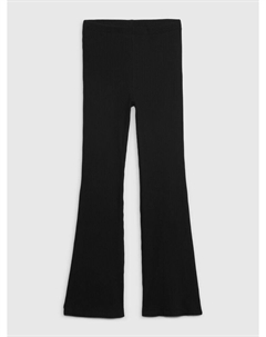 Детские расклешенные леггинсы, черный Gap