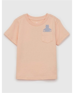 Футболка brannan с карманом, розовый Gap