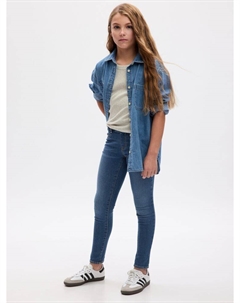 Детские джинсы-джеггинсы стрейч, синий Gap