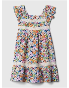 Узорчатое платье, мультиколор Gap