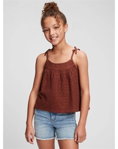 Детский топ с бретелями, красный Gap