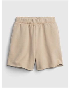 Детские шорты с высокой посадкой, бежевый Gap