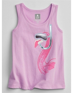 Майка, фиолетовый Gap