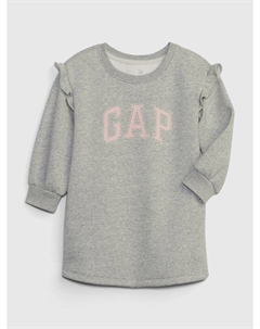 Платье-Свитшот с логотипом, серый Gap