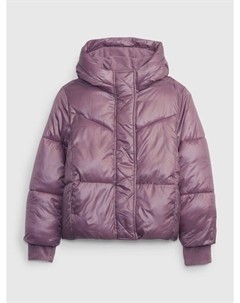 Детская зимняя куртка с капюшоном., фиолетовый Gap