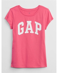 Детская футболка с логотипом, розовый Gap