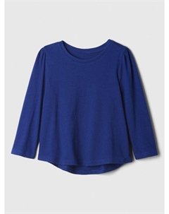 Лонгслив, синий Gap