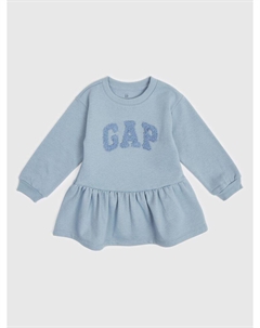 Платье-Свитшот с логотипом, синий Gap
