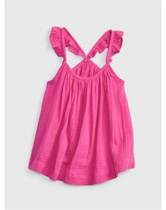 Хлопковый топ, розовый Gap