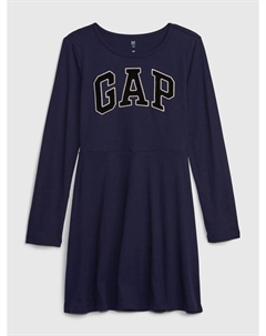 Детское платье с логотипом., синий Gap