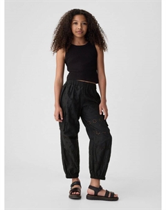 Детские брюки-карго, черный Gap