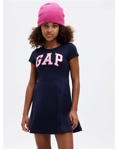 Детское платье с логотипом., синий Gap