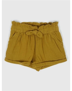 Шорты с эластичным поясом, желтый Gap