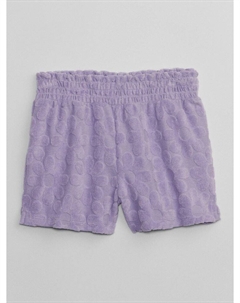 Детские махровые шорты, фиолетовый Gap