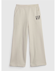 Детские широкие спортивные штаны, бежевый Gap