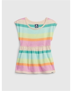 Органический полосатый топ, мультиколор Gap
