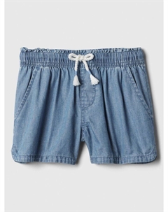 Детские шорты из шамбре, синий Gap