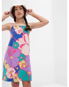 Детское льняное платье, мультиколор Gap