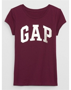 Детская футболка с металлическим логотипом, фиолетовый Gap