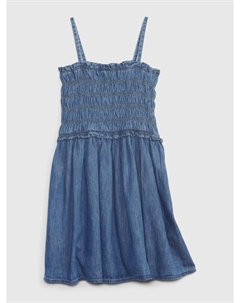 Детское джинсовое платье на бретелях., синий Gap