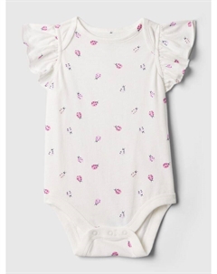 Боди с рисунком, белый Gap