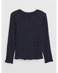 Футболка с рисунком, синий Gap